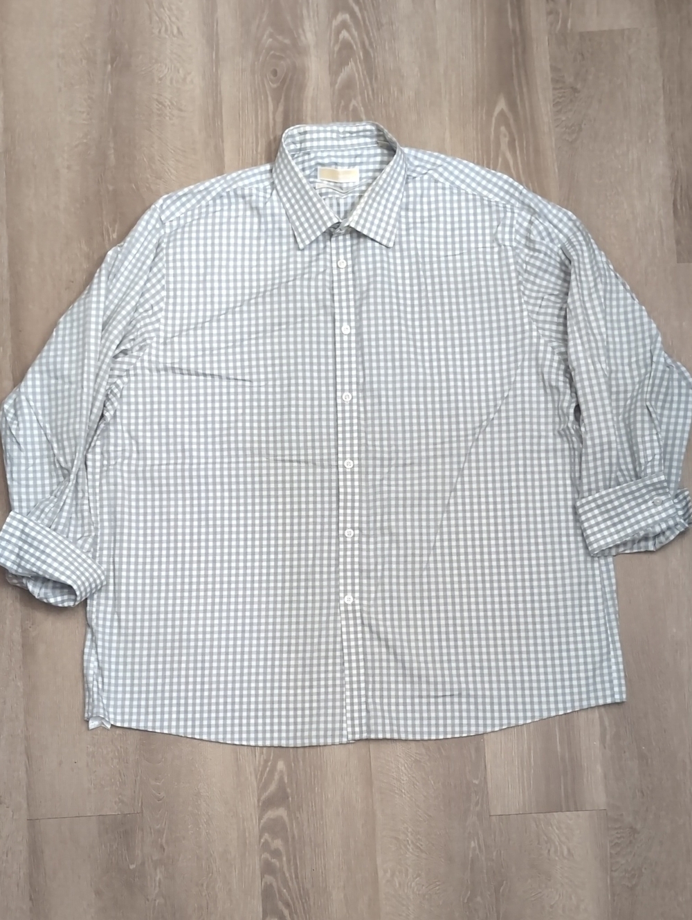 Michael Kors Gingham Button Up Shirt